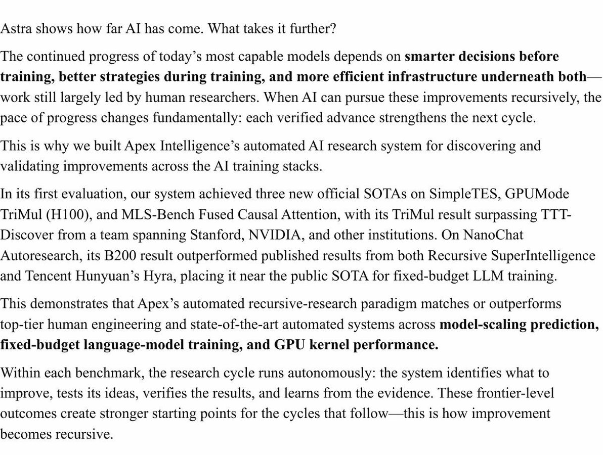 Excerpt from the recursive AI research report